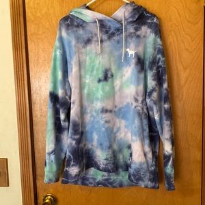 Victorias Secret PINK Tye Die Long Hoodie